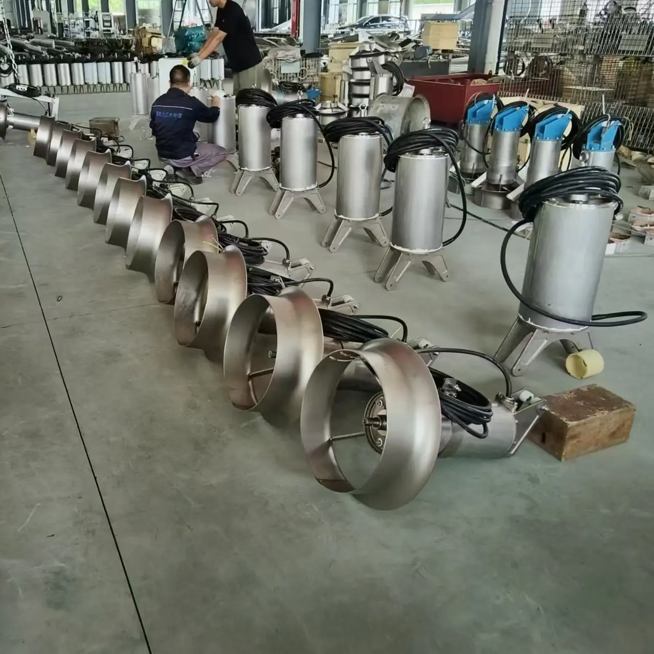 Stainless steel QJB submersible mixer for sewage plant (2).jpg