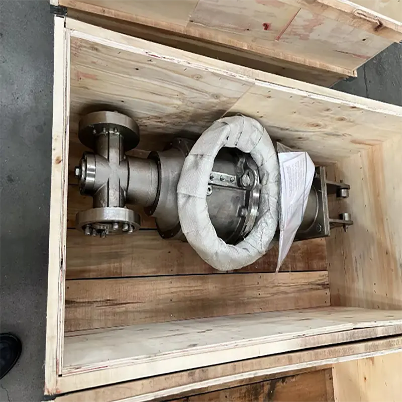 a 304 stainless steel flow pusher