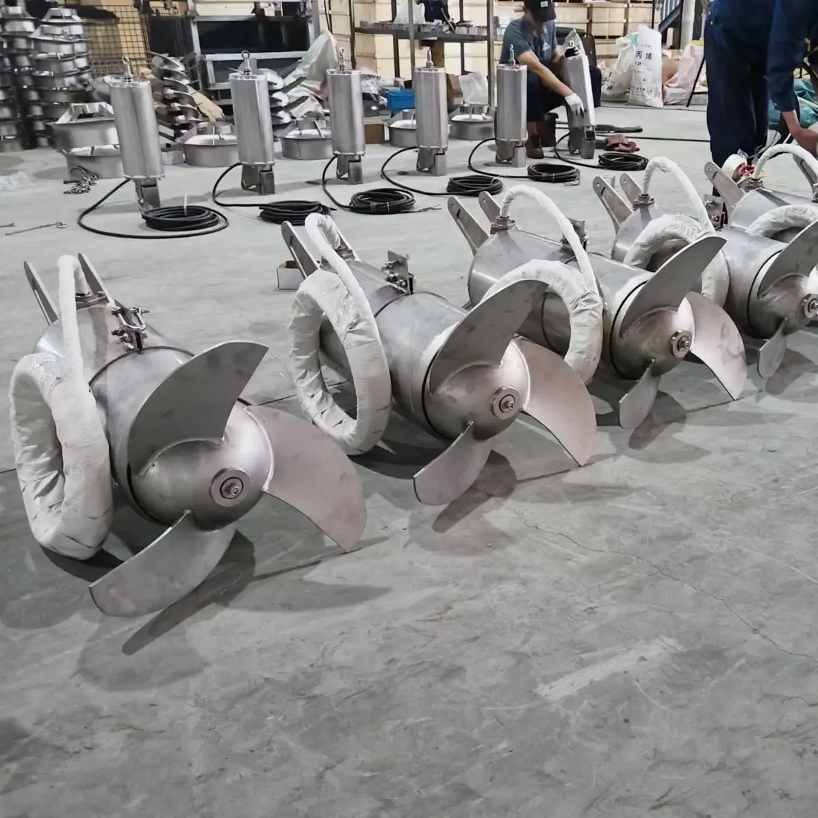 Stainless steel QJB submersible mixer for sewage plant (1).jpg