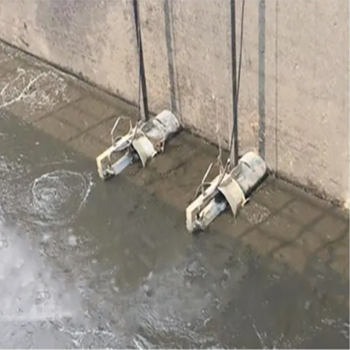 Stamping submersible mixer