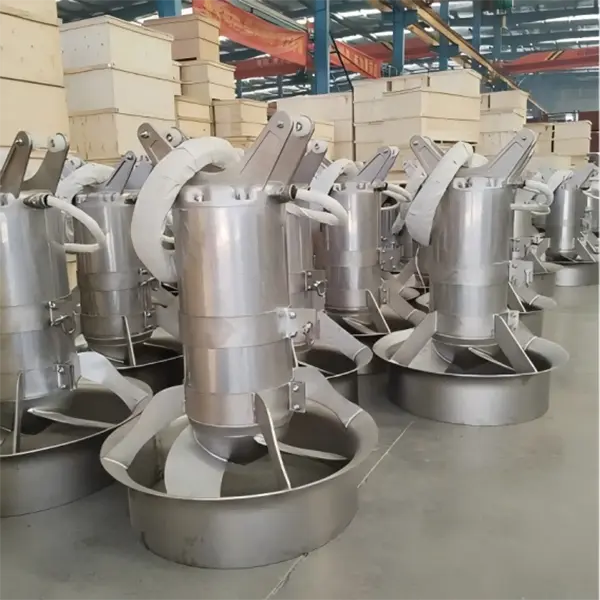 Stainless steel underwater thrust mixer