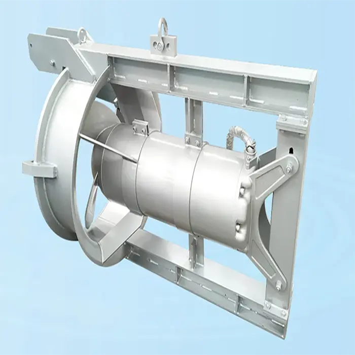Submersible mixer for sedimentation tank