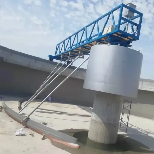 ਸੈਕੰਡਰੀ ਸੈਡੀਮੈਂਟੇਸ਼ਨ ਟੈਂਕ ਲਈ ਹਾਫ ਬ੍ਰਿਜ ਪੈਰੀਫਿਰਲ ਡਰਾਈਵ ਸਕ੍ਰੈਪਰ