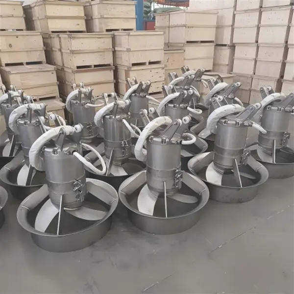 High speed mixing mixer for anoxic tank